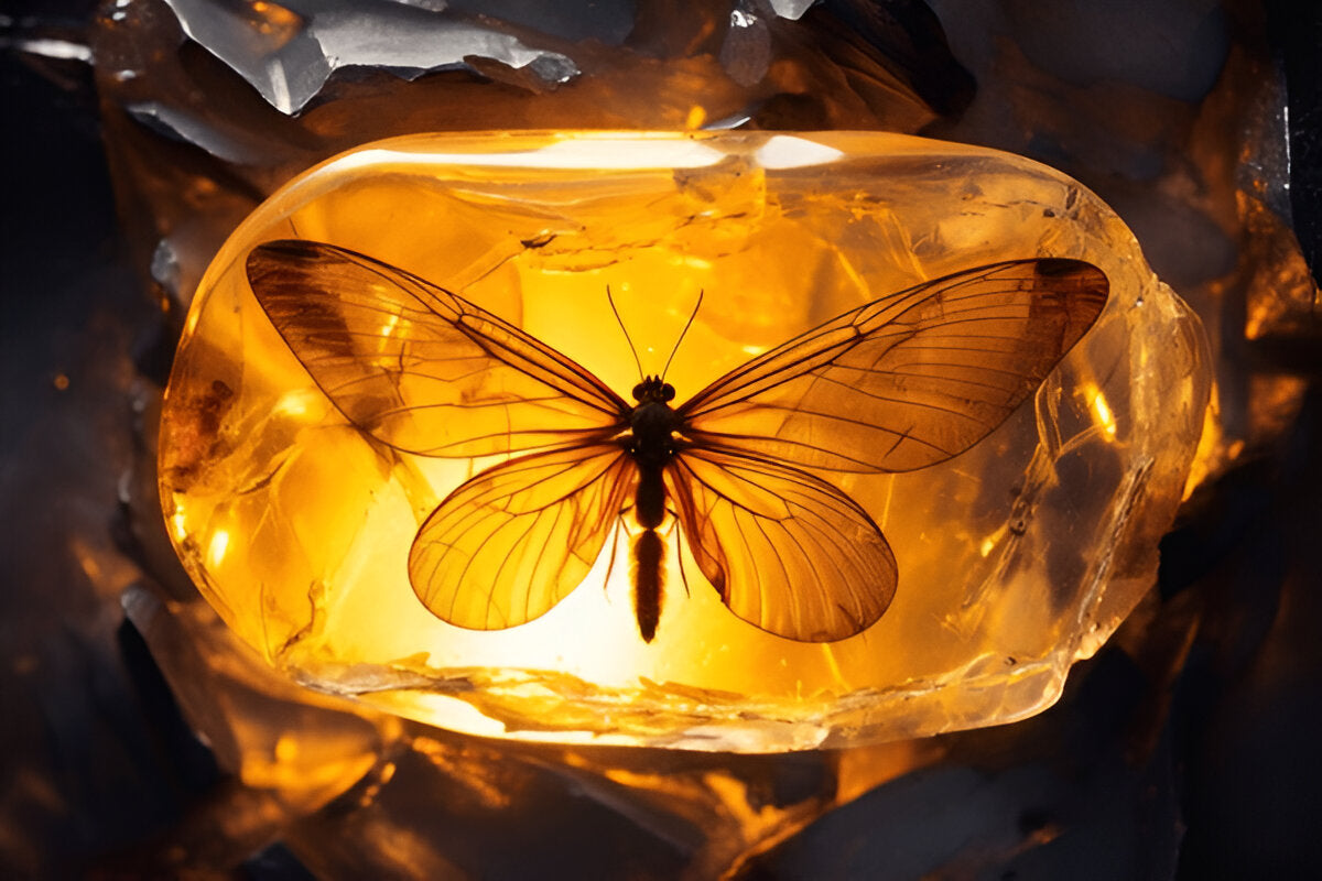 amber 54x40x12 freeform Cabochon